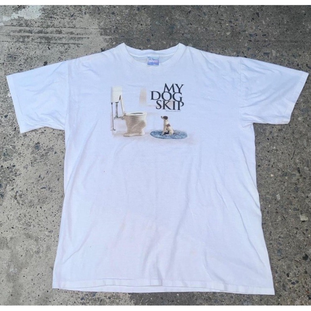 Vintage 1999 My Dog Skip Movie Promo Shirt All Sport XL Single Stitch